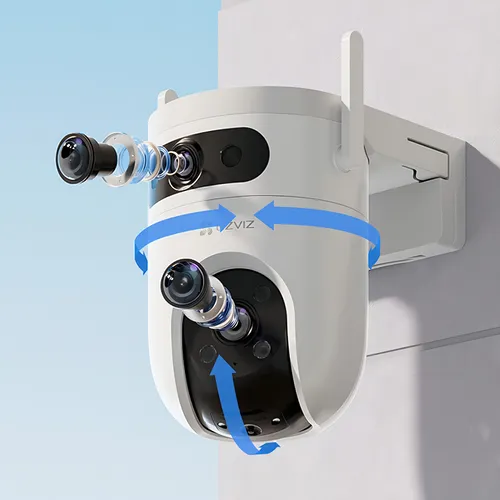 Cámara H9c Doble Lente De 2K Ezviz Visión nocturna a color IA