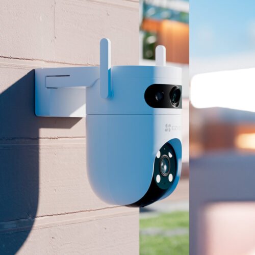 Cámara H9c Doble Lente De 2K Ezviz Visión nocturna a color IA