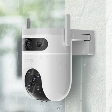 Cámara H9c Doble Lente De 2K Ezviz Visión nocturna a color IA