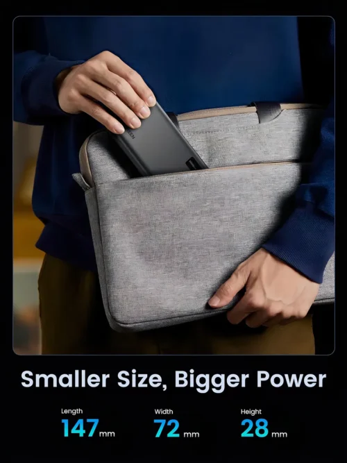 Power Bank Carga Rápida Bidireccional Cargador Portátil 20000 mAh 20W Gris Ugreen