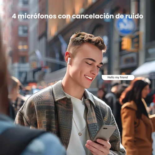 Auriculares Inalámbricos Hitune H5 Bluetooth 5.3 Blanco Ugreen