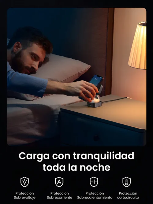 Cargador Magnético 2 en 1 (IPhone + Airpods) 7.5w Ugreen
