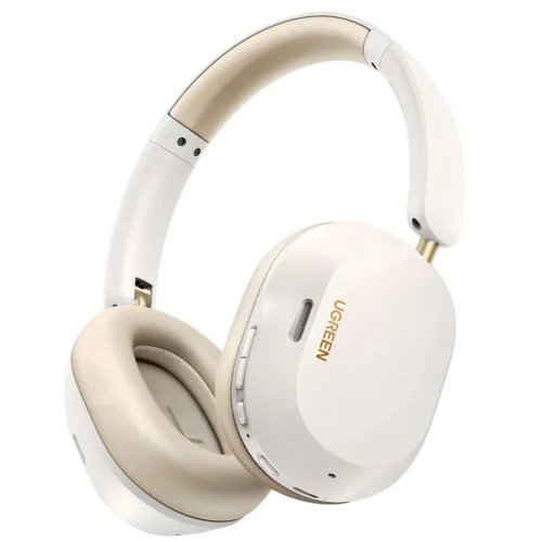 Auriculares Bluetooth Max5c Ugreen 75h Anc 43db, color blanco