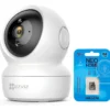 Camara Seguridad Wifi Ezviz C6n Interior + Micro Sd 64gb Blanco