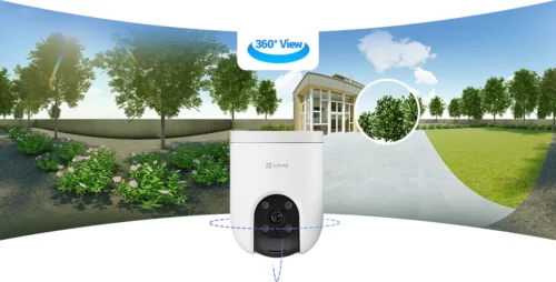 Cámara H8c Pro 2K (3MPX) Wifi 360° Audio Motorizada Blanco Ezviz