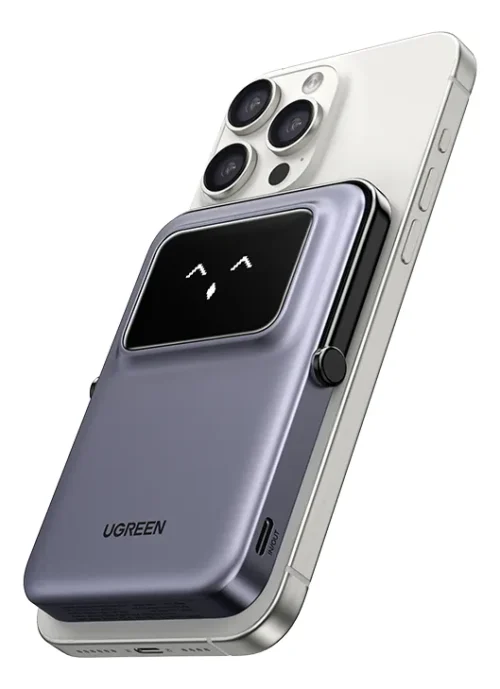 Power Bank Inalambrico Magnético 5.000 mAh Gris Ugreen
