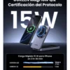 Cargador Magnético 2 en 1 (IPhone + Airpods) 15w Gris Ugreen