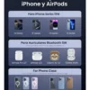 Cargador Magnético 2 en 1 (IPhone + Airpods) 15w Gris Ugreen