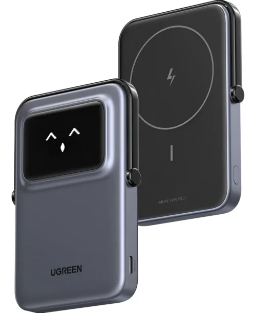 Power Bank Inalambrico Magnético 5.000 mAh Gris Ugreen