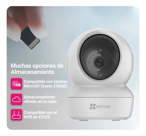 Combo de Cámaras De Seguridad X2 C6n 2MPX Wi-Fi Domo Motorizada Audio Ezviz