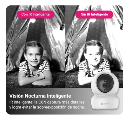 Combo de Cámaras De Seguridad X2 C6n 2MPX Wi-Fi Domo Motorizada Audio Ezviz