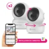 Combo de Cámaras De Seguridad X2 C6n 2MPX Wi-Fi Domo Motorizada Audio Ezviz