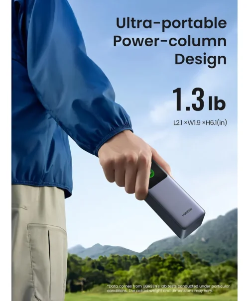 PB722 Power Bank Carga Rápida 25000mAh 200W Gris Ugreen