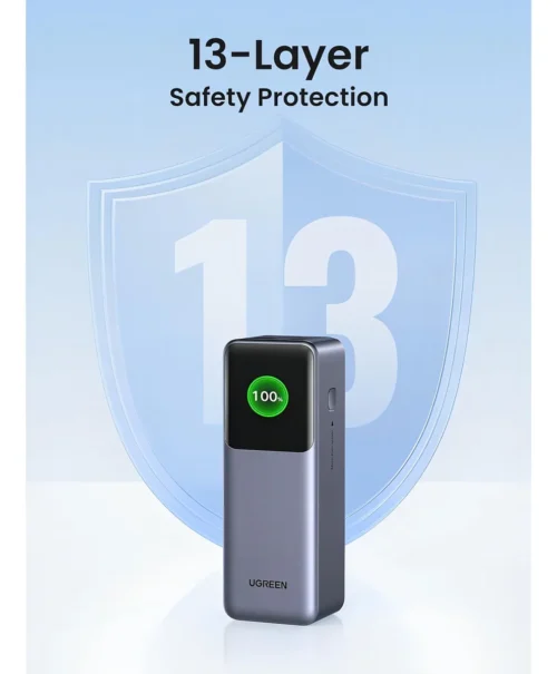 PB722 Power Bank Carga Rápida 25000mAh 200W Gris Ugreen