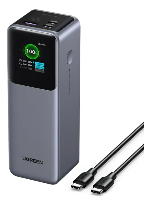 PB722 Power Bank Carga Rápida 25000mAh 200W Gris Ugreen