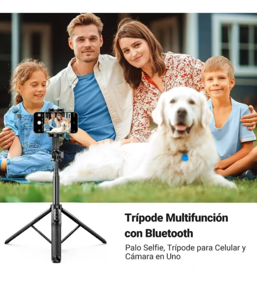 Tripoide Para Palo Selfie 3 en 1 Con Control Remoto Bluetooth Ugreen