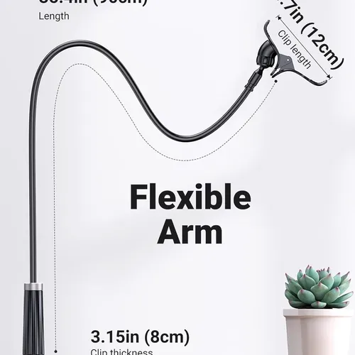 Soporte Multifuncion Para Telefono Con Clip de 90CM Negro Ugreen